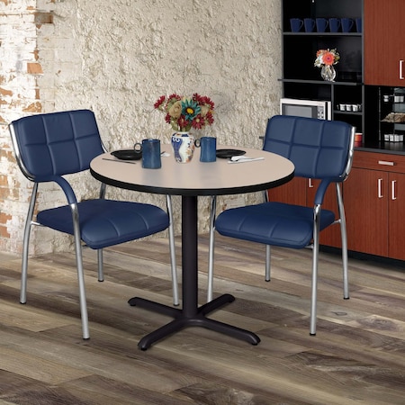 Regency Regency Cain X-Base for 30 in. Table Tops- Black MTBX22